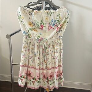 Floral Off-Shoulder Kids Dress